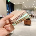 thumbnail image 6 of Compatible with iPhone 13 Case, Cut Cartoon Soft Silicone Love Heart Pattern Slim Protective Shockproof Girls Women Case Cover for iPhone 13 -Purple, 6 of 11
