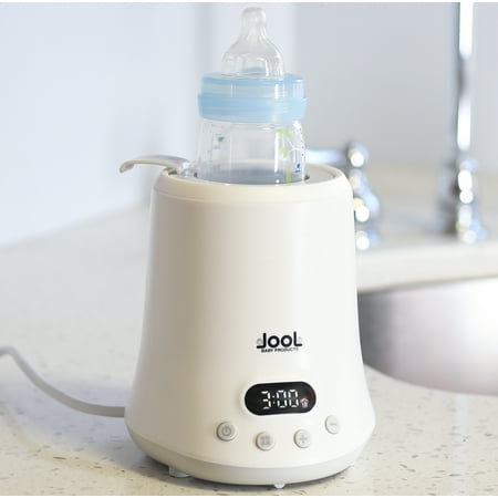 Baby Bottle Warmer - Quick Heating & Keep Warm Mode, Digital Display, Time Chart on Warmer, Heats Milk, Breast Milk, Formula, Juice by Jool (Best Way To Warm Formula)