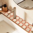 thumbnail image 2 of Yayeee Faucet Mat for Kitchen Sink 30" Diatomite Long Splash Guard Pad, Beige Geometric, 2 of 7