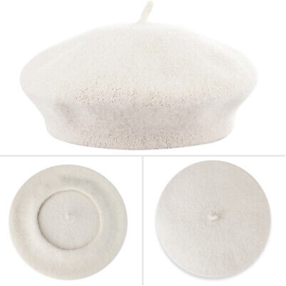 Wool Beret Hat for Women, Classic French Beret Hat, Women Beret Hat