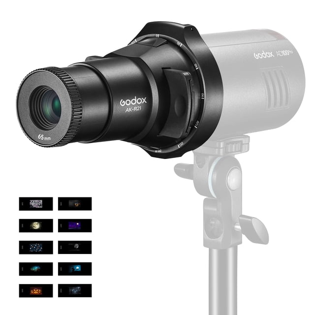 Kit de accesorios de proyección flash Godox AK-R21 para AD100PRO