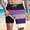 Purple, variant on Fnnxeal Mens Swim Trunks with Liner - Quick Dry Striped Purple Board Shorts for Beach & Pool,Size 2XL