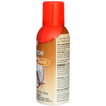 Kiwi Suede Protector Spray - 4.25oz Water & Stain Repellent For Suede & Nubuck Shoes