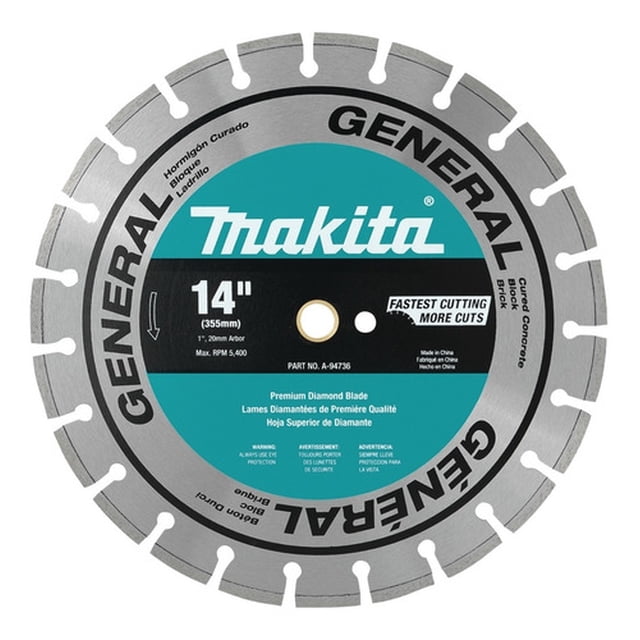 Disco Diamantado 14 PuLG Para Concreto Makita Modelo A94736
