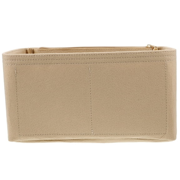 PTOOTP Khaki Felt Purse Organizer Insert Multipurpose Handbag Liner