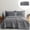 🔥 Gray_New, variant on TTJ Solid Color Washable Conditioning Summer Quilt Lightweight Breathable Thin Quilt Cooling Bedspread Soft Fiber Filling Machine Washable Double Size Quilt
