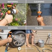 HydroTech Heavy Duty 8-Pattern Firemans Hose Nozzle