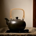 thumbnail image 2 of Shisuyan Rattan Metal Teapot Handle Replacement For Ceramic And Pottery Tea Pots Anti Scald Decorative Handle For Japanese Teapot, 2 of 8