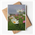 thumbnail image 1 of Cartes de Vœux Art Déco Cosmos Blanc Vous Tes Invités Invitations, 1 of 3