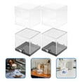 thumbnail image 3 of KHBUAB Small Square Box Clear 4Pcs 1.38x1.38x1.38in, 3 of 8