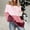 Pink, variant on Off The Shoulder Top Knit Sweater Women's Oversized Off The Shoulder Sweaters Fall 2024 Casual Ribbed Knit Pullover Sweater Crochet Sweaters Casual Sweatshirt Womens Pullovers Red Xxl
