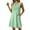 Green, variant on Shift Dress for Women Solid Color Embroidered Top V Neck Sleeveless Casual Summer Dresses with Pockets by Yigetop Black S