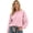 j120-Light Pink, variant on LIIPEE Womens Casual Solid Color Sweatshirts Autumn Cozy Long Sleeve Crew Neck Sweatshirt S-XXXL