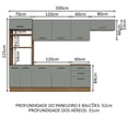 thumbnail image 4 of Cocina Integral Completa Modular Madesa Agata 330cm MG 01, 4 of 5