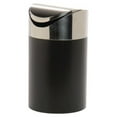 thumbnail image 3 of Cal-Mil 1717-96 Countertop Trash Bin, 5" W x 5" D x 7" H, Black, 3 of 4