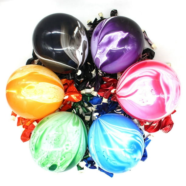 Bola Bola / Globo cristal / 10 pulgadas / 100 unidades de globos por bolsa / colores vivos / Aptos para aire y helio / Decoración de fiesta, Globos de cumpleaños