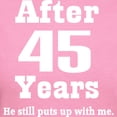 thumbnail image 3 of CafePress - 45Years_White_He T Shirt - Women's Traditional Fit Dark T-Shirt, 3 of 4
