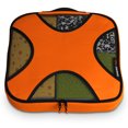 thumbnail image 3 of Shacke Pak - 4 Set Packing Cubes - Travel Organizers with Laundry Bag (Mandarin Orange), 3 of 9