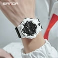 thumbnail image 3 of Sanda 2022 Top Brand New Sports Men's Watches Luxury Military Quartz Watch Men Wristwatches Waterproof Relogio Masculino 3130 - Quartz Wristwatches, 3 of 6