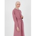 thumbnail image 2 of Crew neck - Unlined - Cotton -  - Modest Dress - Refka, 2 of 5