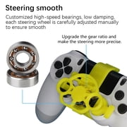 Yammee Mini Steering Wheel for Controller Racing Game Steering Wheel Controller Racing Gaming Accessories