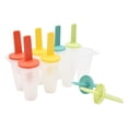 thumbnail image 4 of Mainstays Plastic 8 Ice Popsicle Mold Set, Reusable Easy Release Ice Pop Maker, Multi-Color, 4 of 5