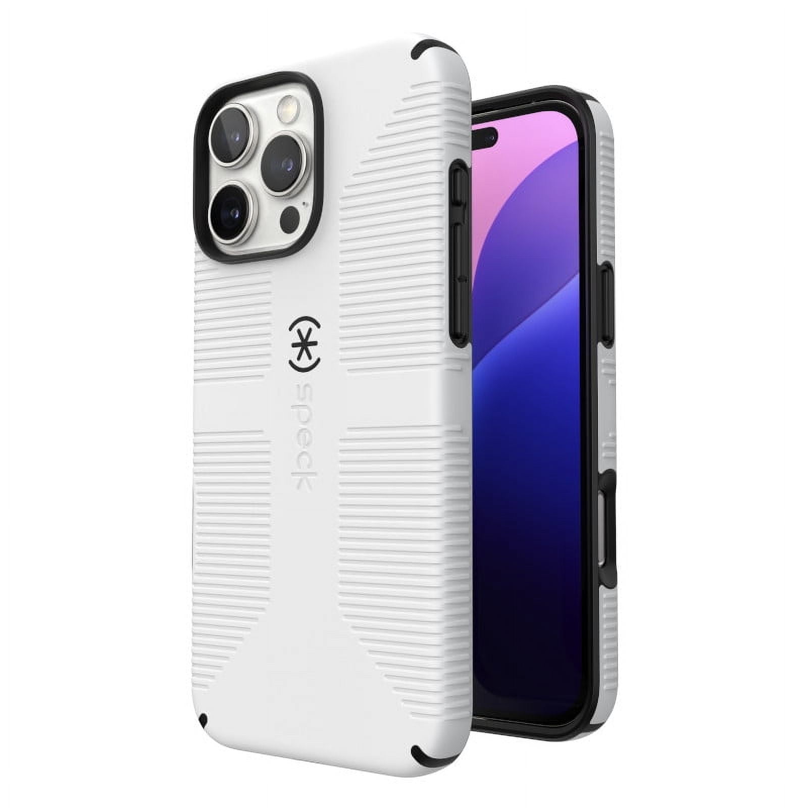 Speck iPhone 16 Pro Max CandyShell Grip with MagSafe in White and Black