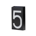 thumbnail image 1 of Toystoory Número de placa de puerta solar, luz de señal, lámpara desenchufada de gran tamaño, adornos Led para tienda, placa de placa de casa de noche Iluminación y accesorios Número 5 Toystoory HA072719-06, 1 of 6