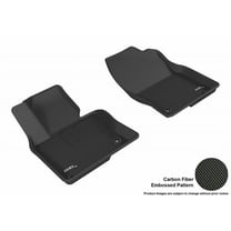 3D MAXpider 2017-2024 Fits Mazda Cx-5 Kagu 1st Row Black Carbon Fiber Embossed Pattern Floor Mat L1MZ05811509