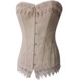 thumbnail image 1 of Womens Sexy Lace Brocade Corset Bustier Shapewear, 1 of 2
