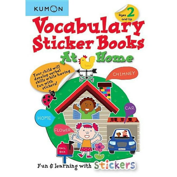 Kumon Vocabulary Sticker Books at Home, (Paperback)