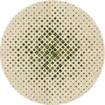 thumbnail image 1 of Ahgly Company Machine Washable Indoor Round Transitional Moccasin Beige Area Rugs, 3' Round, 1 of 7
