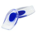 thumbnail image 3 of Copas De Talón De Gel De Silicona, Plantillas De Talón Amortiguación En Forma De U Absorción Aliviar Molestias GEL Zapatos Correctivos Suaves Cojines Almohadillas Para Tendinitis Azul L, 3 of 5