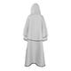 thumbnail image 2 of Sonducket Capa de Halloween Unisex de manga larga con capucha de miedo para mujeres y hombres, capa para adultos, traje de Color sólido, disfraz Disfraces de disfraces Blanco XXL, 2 of 6