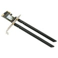 AX210NGW PCIE WiFi 6E Card with 2 Antenna 5374Mbps 2.4GHz 5GHz 6GHz