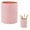 Pink, variant on Makeup Brush Cup, Acrylic Pen Holder, Hair Brush Holder, Pencil Holder, Silicone Pencil Holder Pencil Cup Desk Pen Stand Cosmetic Storage Box