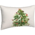 thumbnail image 4 of Watercolor Sage Green Christmas Tree Pillow Covers 12x20 Decor Throw Pillows Case for Couch Winter Xmas Indoor Outdoor Decorative Cushion Cases for Sofa Bed Decorations Set of 2, 4 of 5