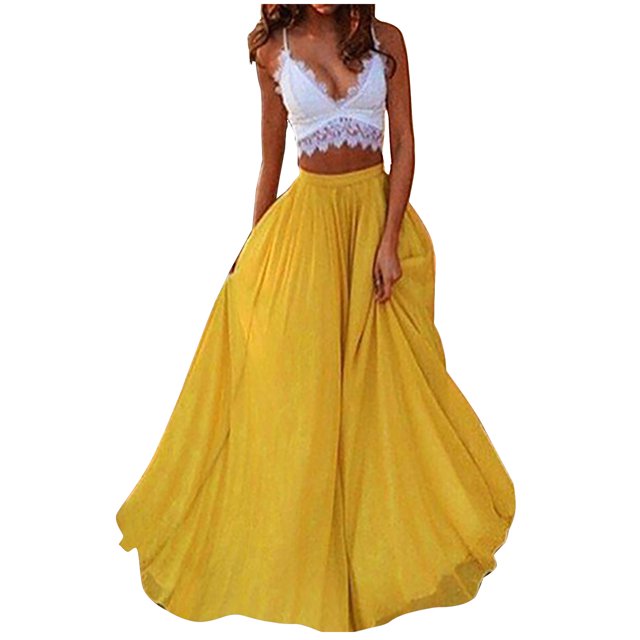 Moda mujer Primavera Verano cinturón botón cremallera cintura alta sólido Retro falda mujer plisado Wmkox8yi FGJ2636
