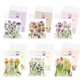 thumbnail image 3 of Bolsa con pegatinas de flores, impermeable, transparente, PET, cuenta de mano, diario, material de tulipán, cuenta de mano, pegatina, 3 of 6