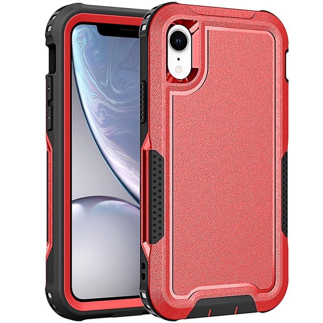 Estuche de carga inalámbrica para iPhone XR, protección para la cámara, protección en las cuatro esquinas y protección para los botones.