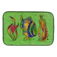 thumbnail image 1 of Carolines Treasures 8568DDM Tropical Fish on Green Dish Drying Mat, 1 of 1