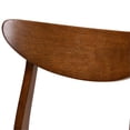 thumbnail image 5 of Mid-Century Modern Transitional Fabric Upholstered 5-Piece Dining Set with Faux Marble Dining Table, 5 of 9