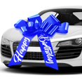 thumbnail image 1 of Car Bow Datanly, decoración de cumpleaños grande, impermeable, 30 pulgadas, azul, 1 of 7