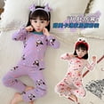 thumbnail image 3 of Ropa interior térmica Sanrioed para niños, pantalones de Anime Kuromi My Melody, pijamas para el hogar, ropa de dormir para niñas, regalo de otoño, nuevo, 3 of 4