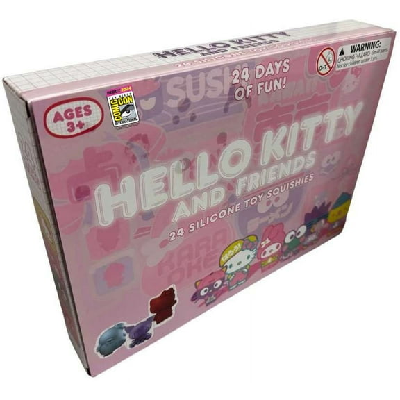 Sanrio Mochi Figure Silicone Toy Squishies Advent Calendar (PINK)