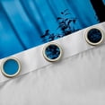 thumbnail image 4 of Feelyou Black Blue Pine Tree Black Out Curtains, Jungle Plant Botanical Curtains Pack of 2 (42x63 Each), Nature Scenery Print Bedroom Curtains, Blackout Curtains Room Decor, 4 of 6