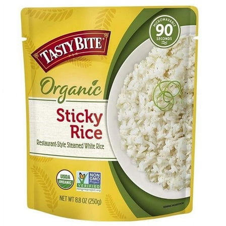 Tasty Bite Organic Sticky Rice - 8.8 oz Pack of 2