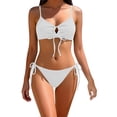 thumbnail image 2 of Trajes de baño para mujer, casuales y de moda, de color sólido, sin mangas, con abertura, para mujer, trajes de baño para mujer, trajes de baño para mujer, trajes de baño de moda playera para mujer, 2 of 8