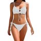 thumbnail image 2 of Trajes de baño para mujer, casuales y de moda, de color sólido, sin mangas, con abertura, para mujer, trajes de baño para mujer, trajes de baño para mujer, trajes de baño de moda playera para mujer, 2 of 8