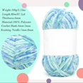 thumbnail image 3 of Velvet Chenille Yarn for Crocheting, Fluffy Velvet Plush Yarn Thick Soft Chunky Chenille Yarn Baby Blanket Yarn for Crocheting Knitting Beginners, 3.5 OZ, 87 yards,6 mm, 3 of 6